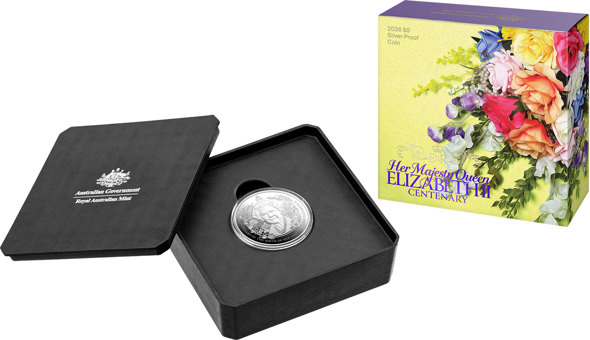 2026 1oz Centenary of the Birth of Queen Elizabeth II Fine Silver Proof Coin