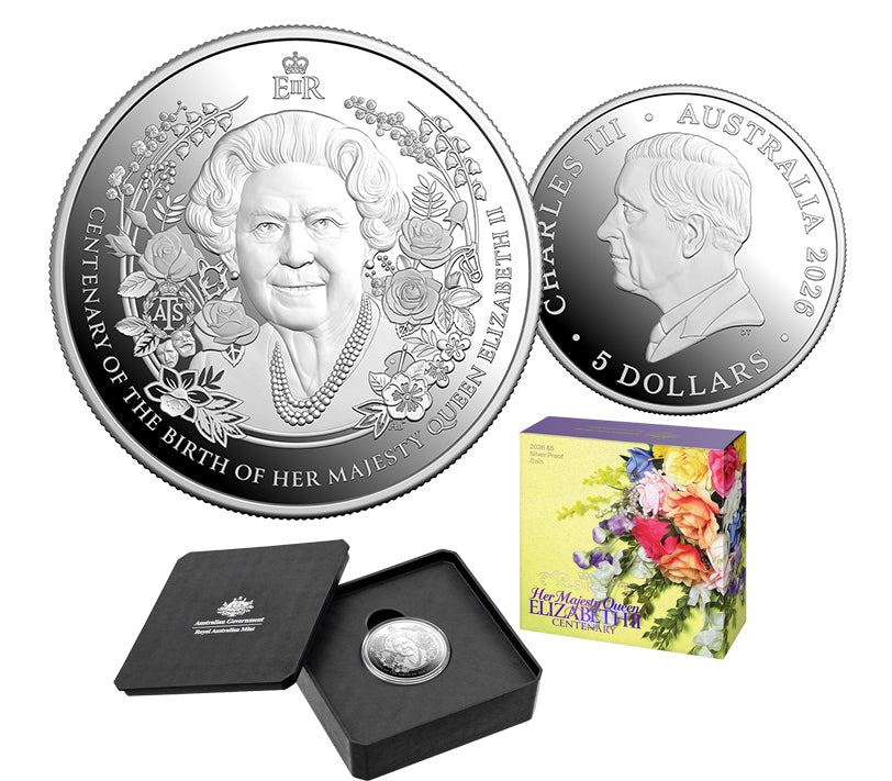 2026 1oz Centenary of the Birth of Queen Elizabeth II Fine Silver Proof Coin