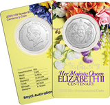 2026 50c Centenary of the Birth of Queen Elizabeth II Unc Coin Card