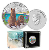 Quokka 2025 1oz Silver Coloured Coin