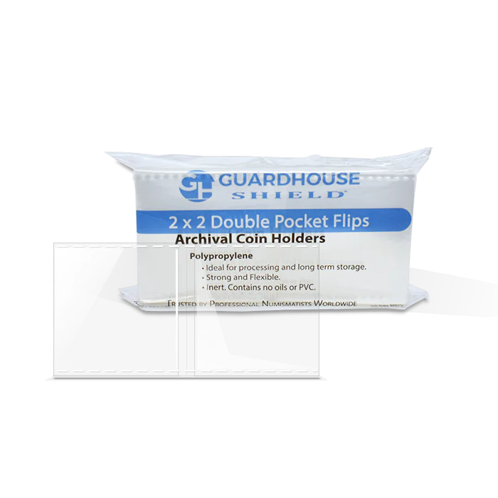 Guardhouse Shield 2x2 Coin Flip - Polypropylene - 50 Pack