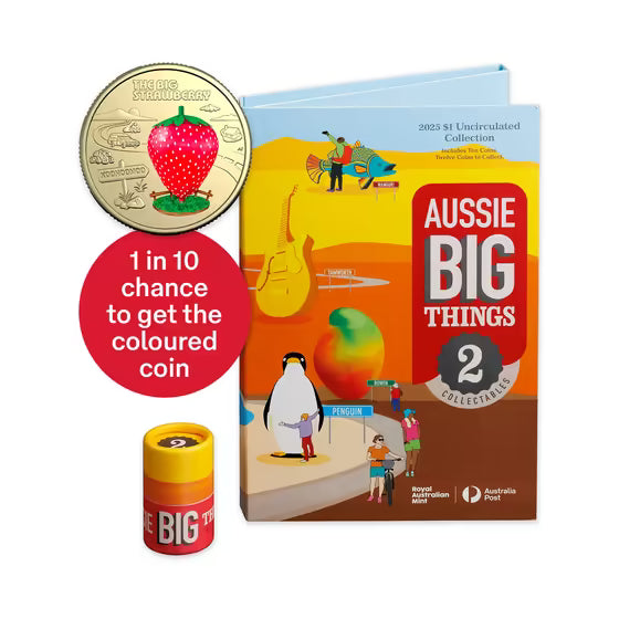 Aussie Big Things 2 2025 $1 Folder and Tube Set