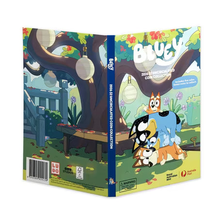 2026 $2 Bluey 5 Coin Folder and Tube Set