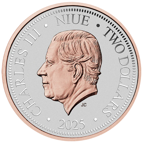 2025 1oz Native Impressions Koala Super Incused Rose Gold Silver Coin