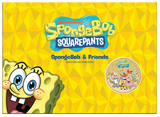 Spongebob & Friends 2025 $1 Coloured Collector Coin in Card