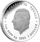Deadly & Dangerous 2025 Tiger Snake 1oz Silver Proof Coin