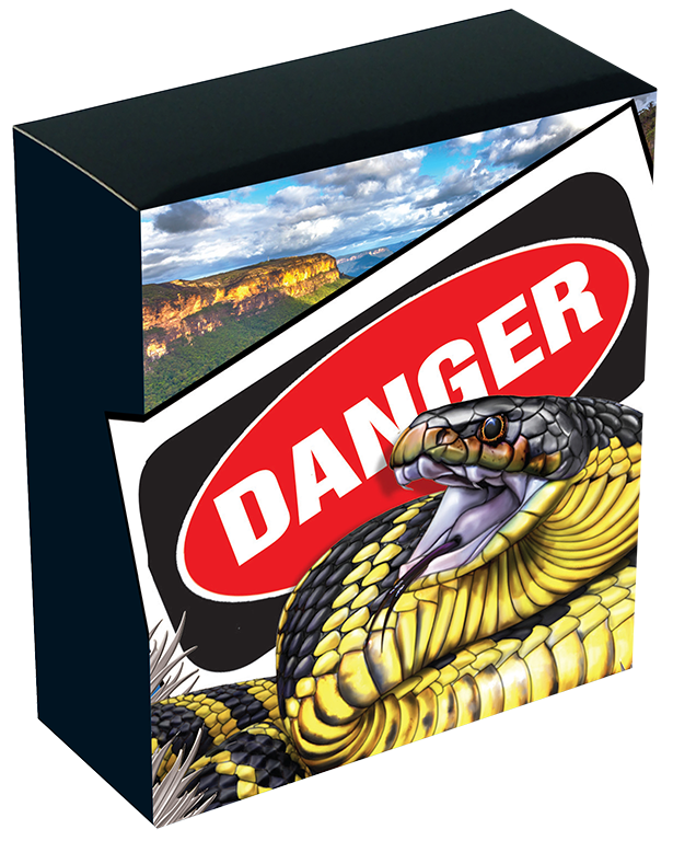 Deadly & Dangerous 2025 Tiger Snake 1oz Silver Proof Coin