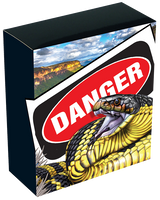 Deadly & Dangerous 2025 Tiger Snake 1oz Silver Proof Coin