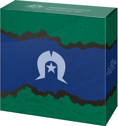 30th Anniversary of the Torres Strait Islander Flag 2025 $2 C Mintmark Coloured Fine Silver Proof Coin