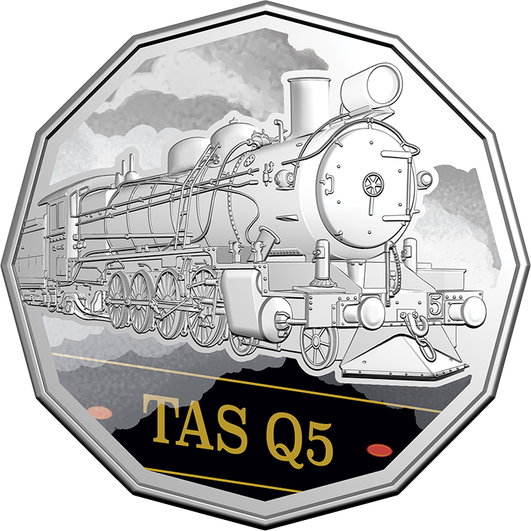 Steam Giants 2025 50c Colour Uncirculated 7 Coin Set