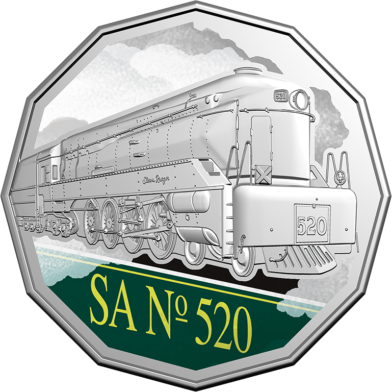Steam Giants 2025 50c Colour Uncirculated 7 Coin Set