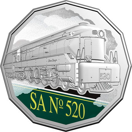 Steam Giants 2025 50c Colour Uncirculated 7 Coin Set