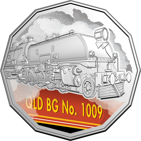 Steam Giants 2025 50c Colour Uncirculated 7 Coin Set