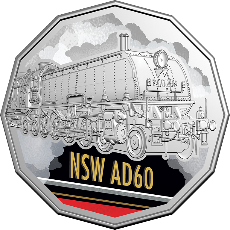 Steam Giants 2025 50c Colour Uncirculated 7 Coin Set