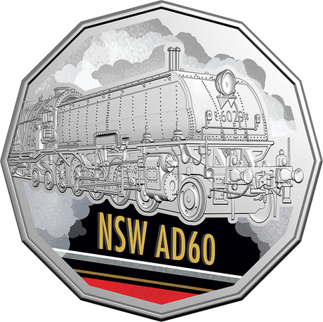 Steam Giants 2025 50c Colour Uncirculated 7 Coin Set