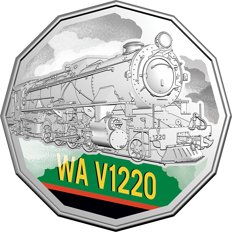 Steam Giants 2025 50c Colour Uncirculated 7 Coin Set