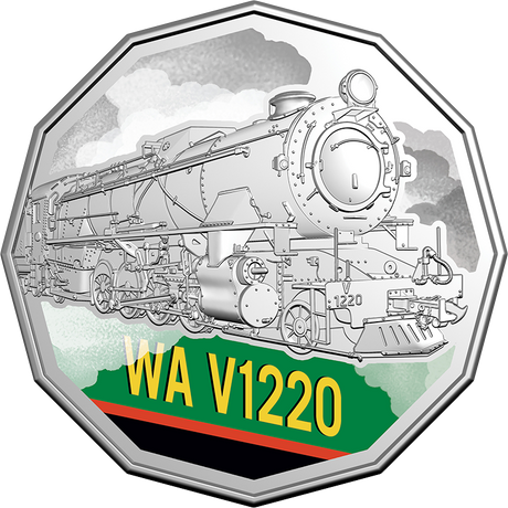 Steam Giants 2025 50c Colour Uncirculated 7 Coin Set