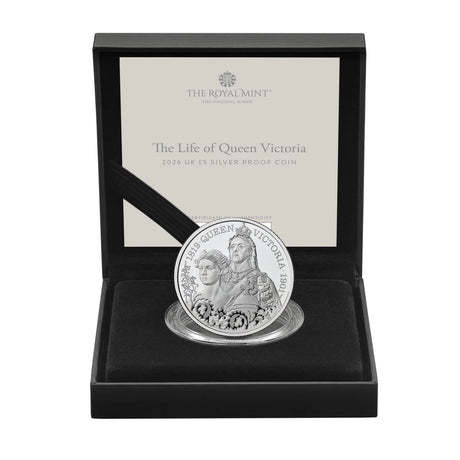2026 UK £5 The Life of Queen Victoria Silver Proof Coin