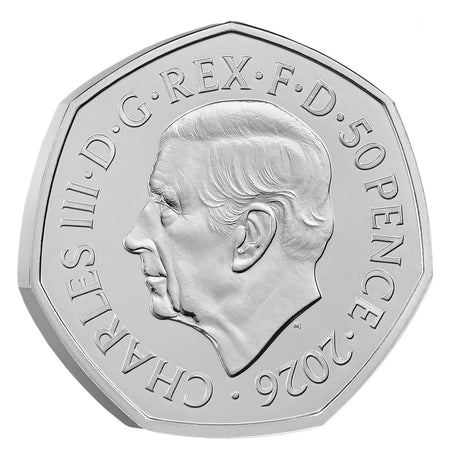 2026 50p UK 100 Years of Winnie the Pooh Kindness Brilliant Uncirculated Coin