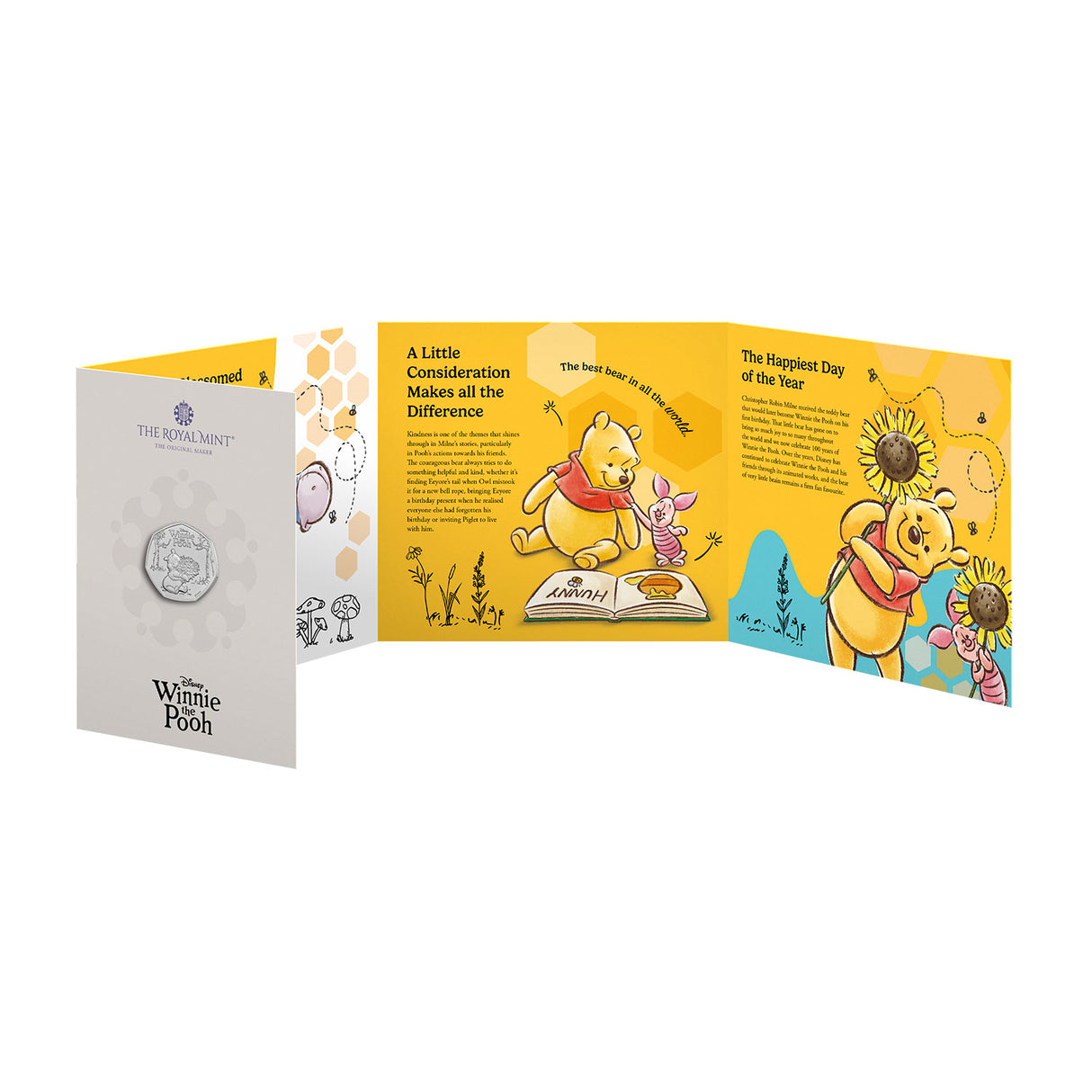 2026 50p UK 100 Years of Winnie the Pooh Kindness Brilliant Uncirculated Coin