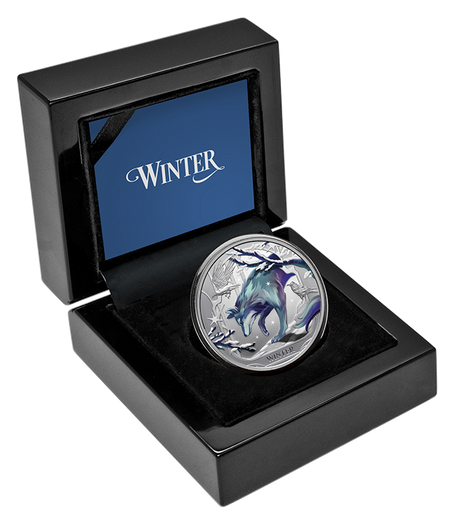 Seasons Winter 2025 1oz Coloured Silver Proof Coin